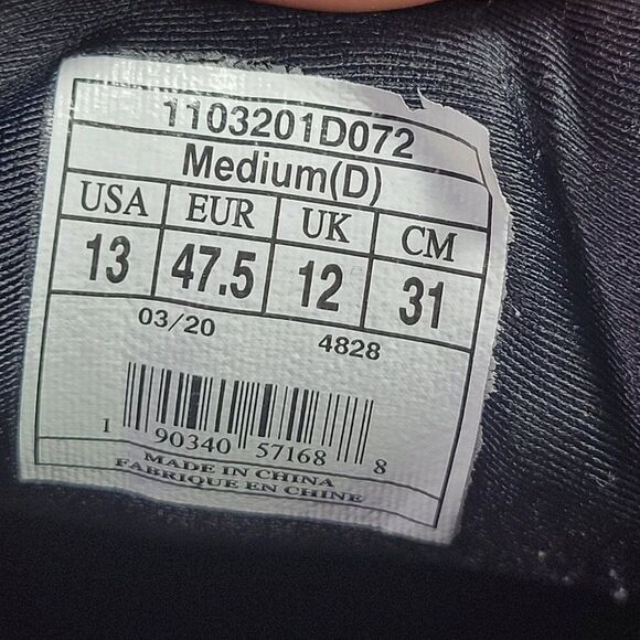 Brooks Addiction Walker Mens 13 Black Slip Resistant Strap Sneakers Shoes - Picture 11 of 11